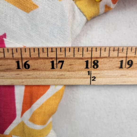 Tabitha Brown Target Mini Dress Women SZ LG Botanical Print Linen Blend Pockets - Picture 12 of 16